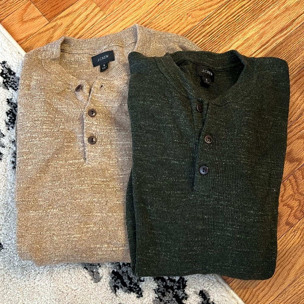 Set of Two J Crew 100% Cotton Summer Sweater